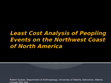 Research paper thumbnail of Least Cost Analysis of Peopling Events on the Northwest Coast of North America