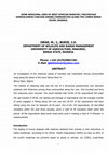 Research paper thumbnail of some medicinal uses of west African manatee carcass(Trichechus senegalensis )among communities along the lower Benue river,Nigeria.