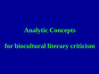 Research paper thumbnail of Powerpoint presentation on the elements of criticism