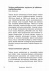 Research paper thumbnail of Terijoen esihistorian nykykuva ja tutkimusmahdollisuuksia (a popular paper in Finnish) (2013)