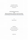 Research paper thumbnail of Participating Awareness and Behavioral Manners of privacy and territoriality: Contributing to the Realization of the Future Home