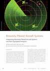 Research paper thumbnail of Integrating Remotely Piloted Aircraft Systems into Non-Segregated Airspace