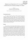 Research paper thumbnail of Mémoire sur le projet de loi no 54 : L​oi visant l’amélioration de la situation juridique de l’animal