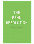 Research paper thumbnail of The Penn Resolution: Educating Urban Designers for Post-Carbon Cities (Penn Design and the Rockefeller Foundation, 2011)