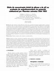 Research paper thumbnail of Efeito da concentração inicial de glicose e do pH na produção de exopolissacarídeos de potencial antitumoral por Pleurotus ostreatus DSM 1833