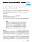 Research paper thumbnail of Intra-abdominal pectus bar migration – a rare clinical entity: case report