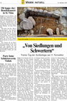 Research paper thumbnail of "Von Siedlungen und Schwertern". Vierter Tag der Archäologie am 15. November, in: Visbek aktuell (Oktober 2015) 14 (newspaper article).