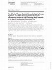 Research paper thumbnail of The Effect of Person-Centred Dementia Care to Prevent Agitation and Other Neuropsychiatric Symptoms and Enhance Quality of Life in Nursing Home Patients: A 10-Month Randomized Controlled Trial