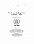 Research paper thumbnail of On Source Coding With Fountain Codes