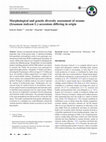 Research paper thumbnail of Morphological and genetic diversity assessment of sesame (Sesamum indicum L.) accessions differing in origin