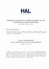 Research paper thumbnail of Sentiment d'autonomie et équilibre personnel Le rôle modérateur du soutien hiérarchique