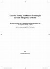 Research paper thumbnail of The effects of vigorous exercise training on physical function in children with arthritis: A randomized, controlled, SINGLE-BLINDED trial