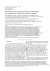 Research paper thumbnail of The influence of the Three-Gorges Dam on hydrographic and hydrodynamic conditions of the East China Sea