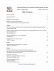 Research paper thumbnail of International Journal of Christianity and English Language Teaching, Vol. 1 (2014)