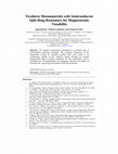 Research paper thumbnail of Terahertz metamaterials with semiconductor split-ring resonators for magnetostatic tunability