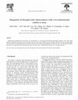 Research paper thumbnail of Integration of through-wafer interconnects with a two-dimensional cantilever array