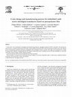 Research paper thumbnail of A new design and manufacturing process for embedded Lamb waves interdigital transducers based on piezopolymer film