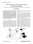 Research paper thumbnail of CMUT ring arrays for forward-looking intravascular imaging