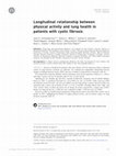 Research paper thumbnail of Longitudinal relationship between physical activity and cardiometabolic factors in overweight and obese adults