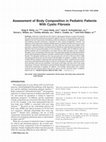 Research paper thumbnail of Assessment of body composition in pediatric patients with cystic fibrosis