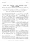 Research paper thumbnail of Skeletal Muscle Metabolism in Cystic Fibrosis and Primary Ciliary Dyskinesia