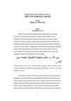 Research paper thumbnail of HADITS MUTAWATIR DAN AHAD