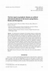 Research paper thumbnail of The first report on periphytic diatoms on artificial and natural substrate in the karstic spring Bunica, Bosnia and Herzegovina