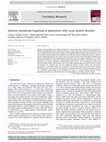 Research paper thumbnail of Selective intentional forgetting in adolescents with social anxiety disorder