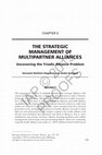 Research paper thumbnail of The strategic management of multipartner alliances