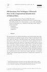 Research paper thumbnail of Old Questions, New Techniques: A Research Note on the Computational Identification of Political Elites