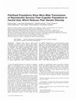 Research paper thumbnail of Patrilineal populations show more male transmission of reproductive success than cognatic populations in Central Asia, which reduces their genetic diversity.