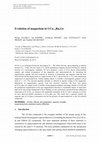 Research paper thumbnail of Evolution of Magnetism in UCo 1− x Ru x Ge