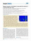 Research paper thumbnail of Magnetic Properties of the RbMnPO 4 Zeolite-ABW-Type Material: A Frustrated Zigzag Spin Chain