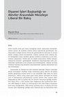 Research paper thumbnail of Diyanet İşleri Başkanlığı ve Aleviler Arasındaki Meseleye Liberal Bir Bakış