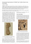 Research paper thumbnail of First pictorial representation of Göbekli Tepe T-Pillars found on tiny bone plaque