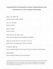 Research paper thumbnail of Strengthening resilience and reducing distress through a continuing education program in psychosocial care for nurses practicing in oncology settings