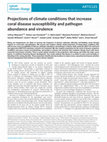 Research paper thumbnail of Projections of climate conditions that increase coral disease susceptibility and pathogen abundance and virulence