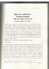 Research paper thumbnail of Space and Authenticity: Cultural Industries and the notion of Terroir