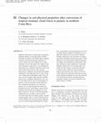 Research paper thumbnail of Changes in soil physical properties after conversion of tropical montane cloud forest to pasture in northern Costa Rica