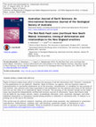 Research paper thumbnail of The Red Rock Fault Zone (northeast New South Wales): Kinematics, timing of deformation and relationships to the New England oroclines.