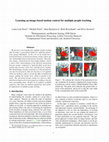 Research paper thumbnail of Learning an Image-Based Motion Context for Multiple People Tracking