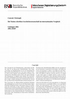 Research paper thumbnail of Die Nation schreiben: Geschichtswissenschaft im internationalen Vergleich