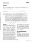 Research paper thumbnail of Whole-cell biochips for bio-sensing: integration of live cells and inanimate surfaces