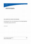 Research paper thumbnail of Die Stellung des Tieres in der Entwicklung der Tierschutzgesetzgebung in Deutschland, Japan und den USA, AST-DP-6-2010, Carl von Ossietzky University of Oldenburg, Department of Social Sciences, 2010 (with Gesa Lindemann & Nico Lüdtke)