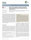 Research paper thumbnail of Stem cell-compatible eumelanin biointerface fabricated by chemically controlled solid state polymerization