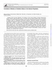 Research paper thumbnail of Correlates of Markers of Oxidative Status in the General Population