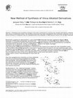 Research paper thumbnail of New Method of Synthesis of Vinca Alkaloid Derivatives