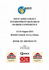 Research paper thumbnail of Book of abstracts of the WABER 2013 Conference