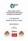 Research paper thumbnail of Proceedings of the WABER 2013 Conference