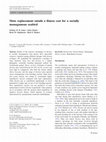 Research paper thumbnail of Mate replacement entails a fitness cost for a socially monogamous seabird